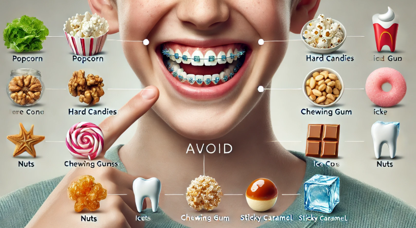 Foods to Avoid While Wearing Braces