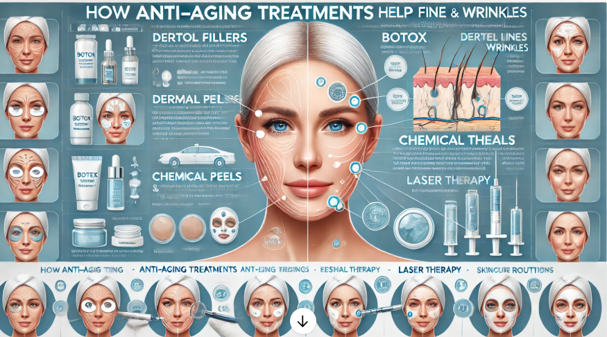 How Anti-Aging Treatments Help with Fine Lines and Wrinkles