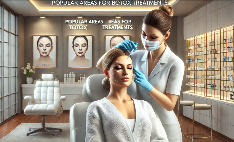 Popular Areas for Botox Treatments