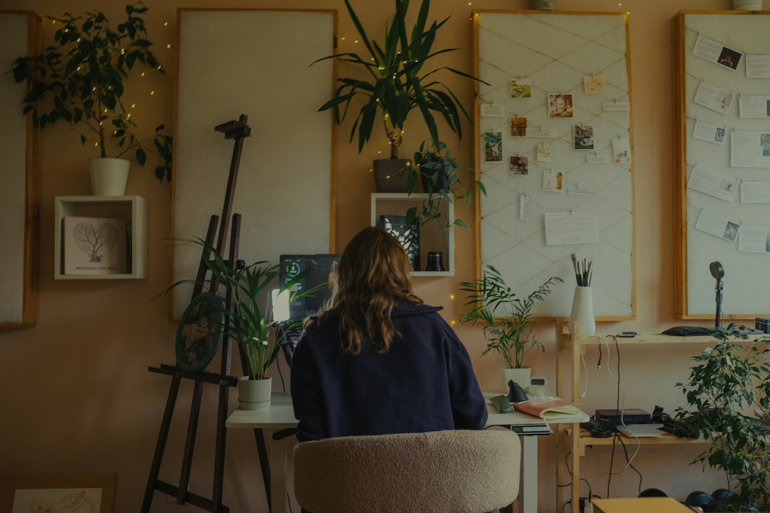 professional freelance workspace